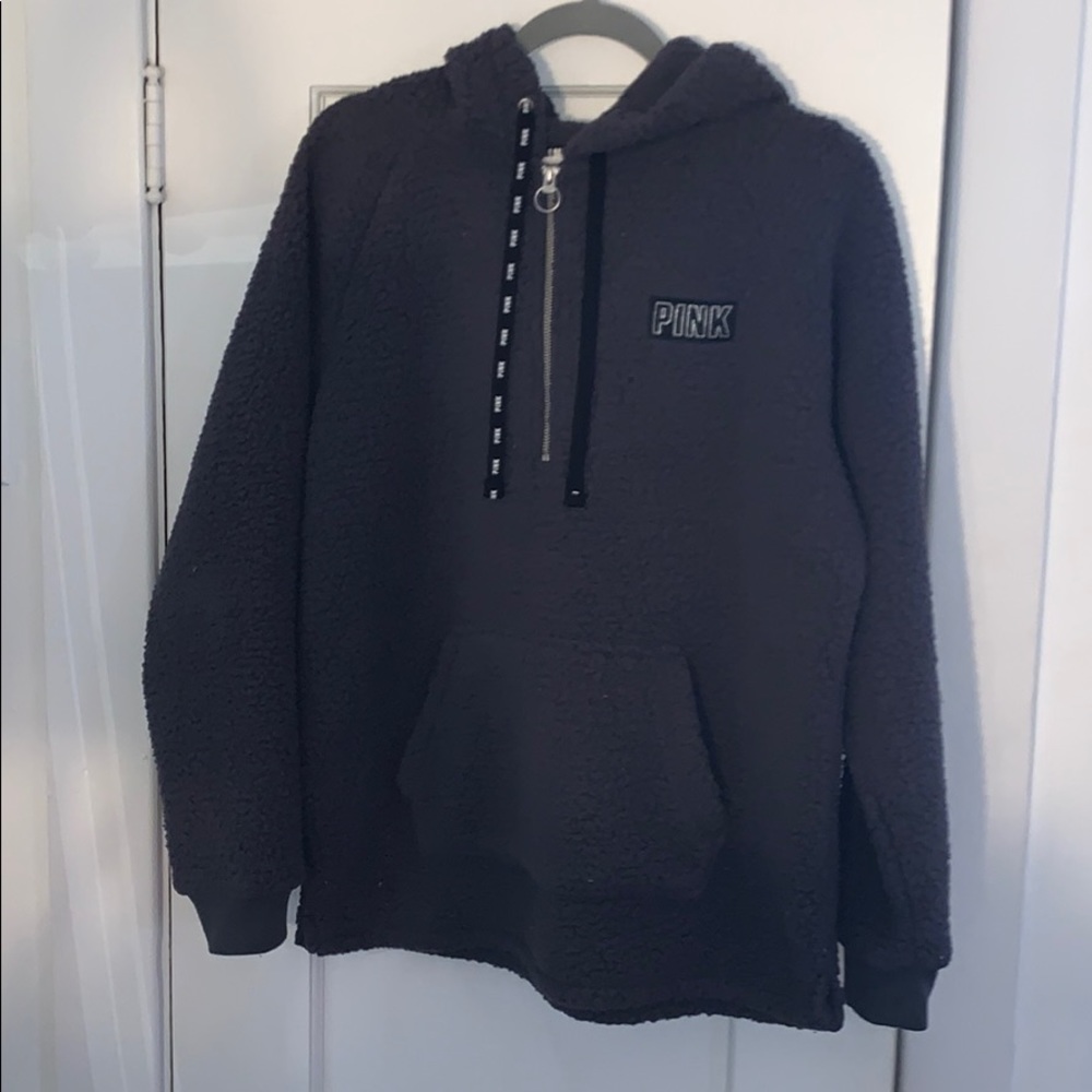gray sherpa VS PINK